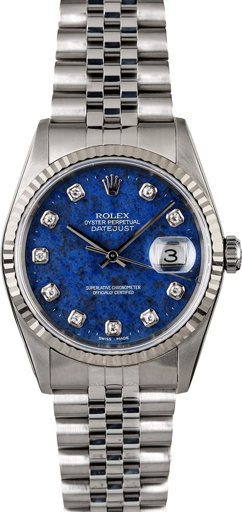 rolex datejust sodalite dial